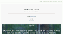 Desktop Screenshot of crystallawnservice.com