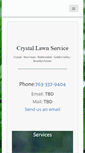 Mobile Screenshot of crystallawnservice.com